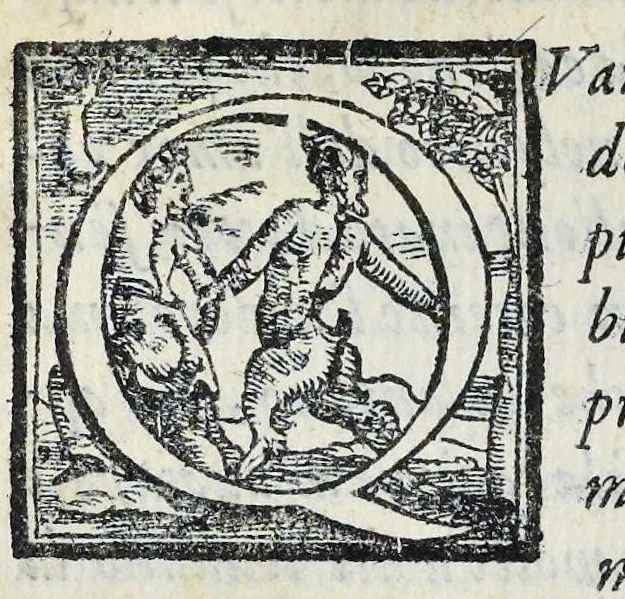 An illustration from Lettere d'Isabella Andreini padovana, comica gelosa, et academica intenta : nominata l'accesa, 1612, leaf 152