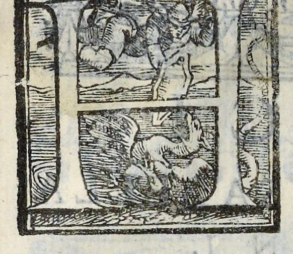 An illustration from Lettere d'Isabella Andreini padovana, comica gelosa, et academica intenta : nominata l'accesa, 1612, leaf 18