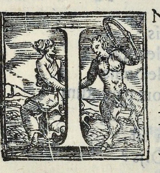 An illustration from Lettere d'Isabella Andreini padovana, comica gelosa, et academica intenta : nominata l'accesa, 1612, leaf 18