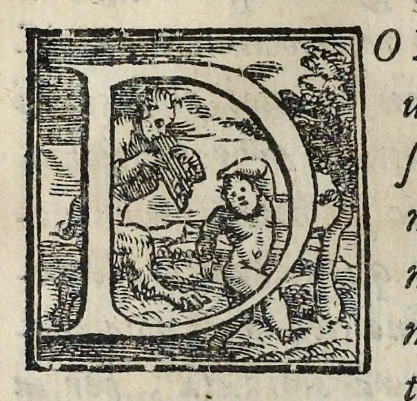 An illustration from Lettere d'Isabella Andreini padovana, comica gelosa, et academica intenta : nominata l'accesa, 1612, leaf 186