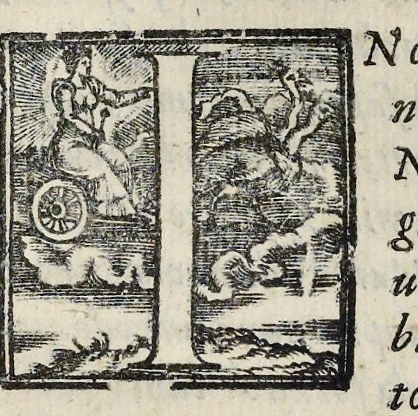 An illustration from Lettere d'Isabella Andreini padovana, comica gelosa, et academica intenta : nominata l'accesa, 1612, leaf 220