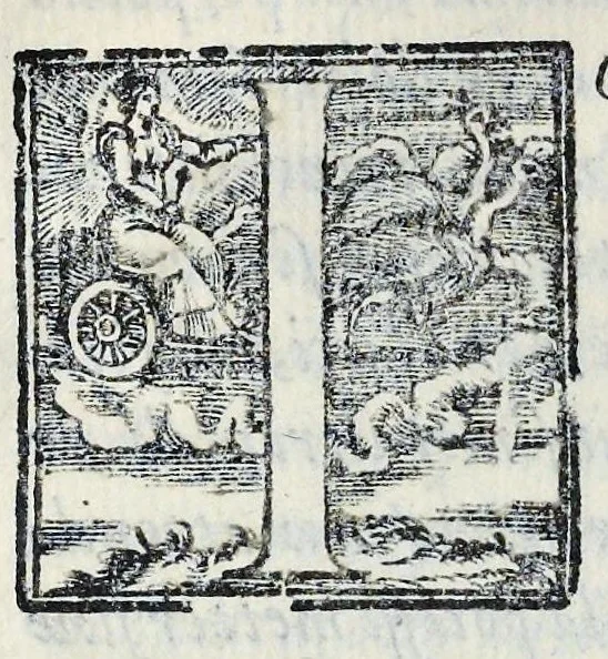 An illustration from Lettere d'Isabella Andreini padovana, comica gelosa, et academica intenta : nominata l'accesa, 1612, leaf 254