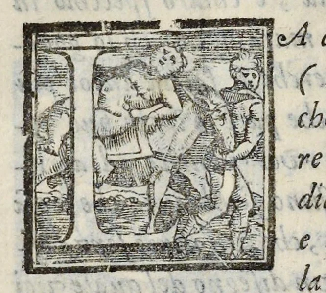 An illustration from Lettere d'Isabella Andreini padovana, comica gelosa, et academica intenta : nominata l'accesa, 1612, leaf 293