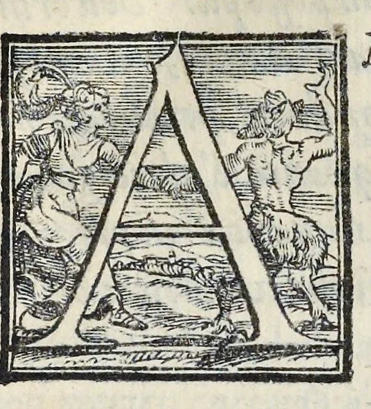 An illustration from Lettere d'Isabella Andreini padovana, comica gelosa, et academica intenta : nominata l'accesa, 1612, leaf 40