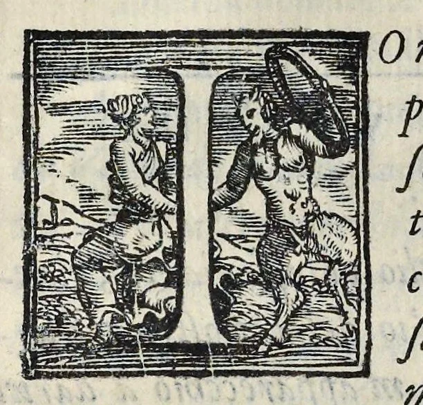 An illustration from Lettere d'Isabella Andreini padovana, comica gelosa, et academica intenta : nominata l'accesa, 1612, leaf 62