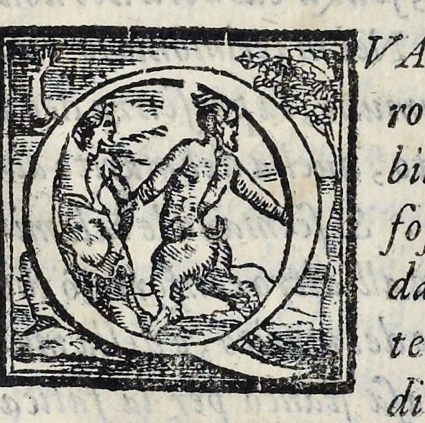An illustration from Lettere d'Isabella Andreini padovana, comica gelosa, et academica intenta : nominata l'accesa, 1612, leaf 88