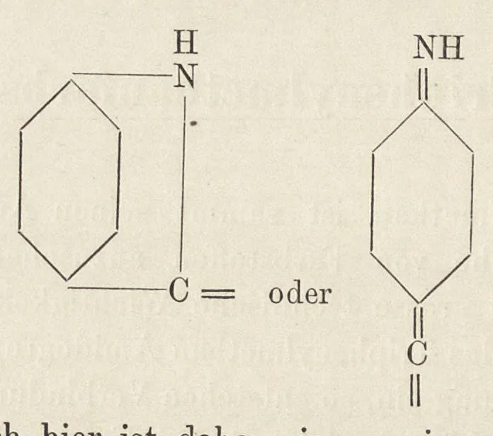 An illustration from Chemie der organischen Farbstoffe, 1889, leaf 101