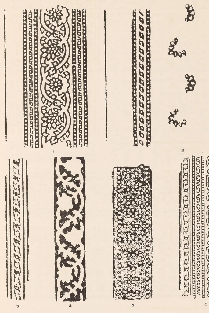 An illustration from Block prints from India for textiles, 1924, leaf 10