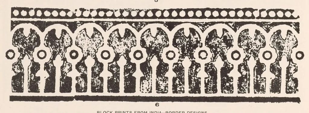 An illustration from Block prints from India for textiles, 1924, leaf 11
