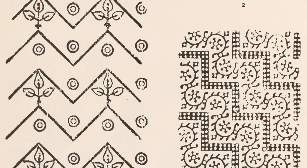 An illustration from Block prints from India for textiles, 1924, leaf 21