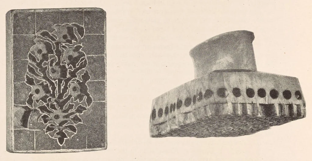 An illustration from Block prints from India for textiles, 1924, leaf 7