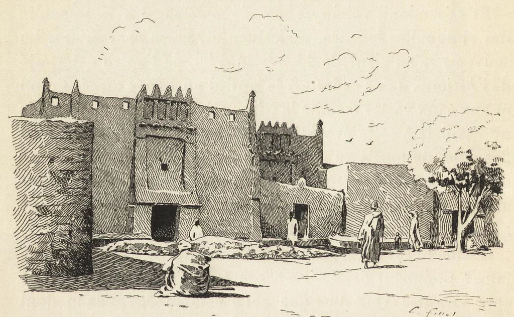 An illustration from Tombouctou la mystérieuse, 1897, leaf 115