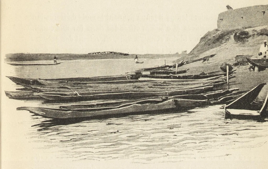 An illustration from Tombouctou la mystérieuse, 1897, leaf 136