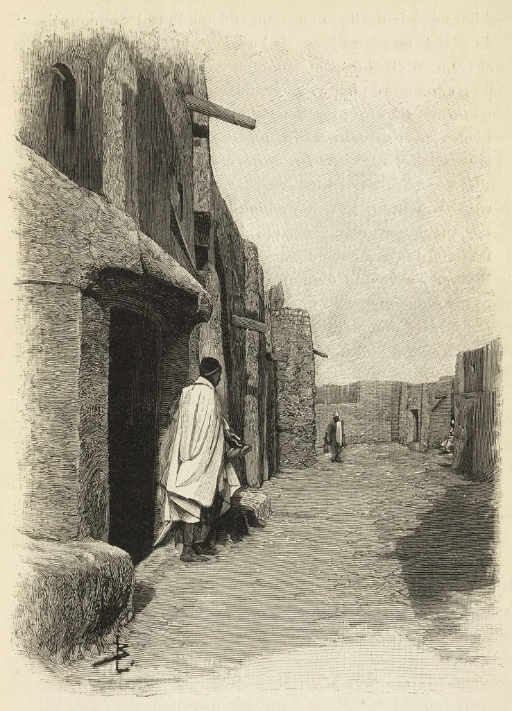 An illustration from Tombouctou la mystérieuse, 1897, leaf 152
