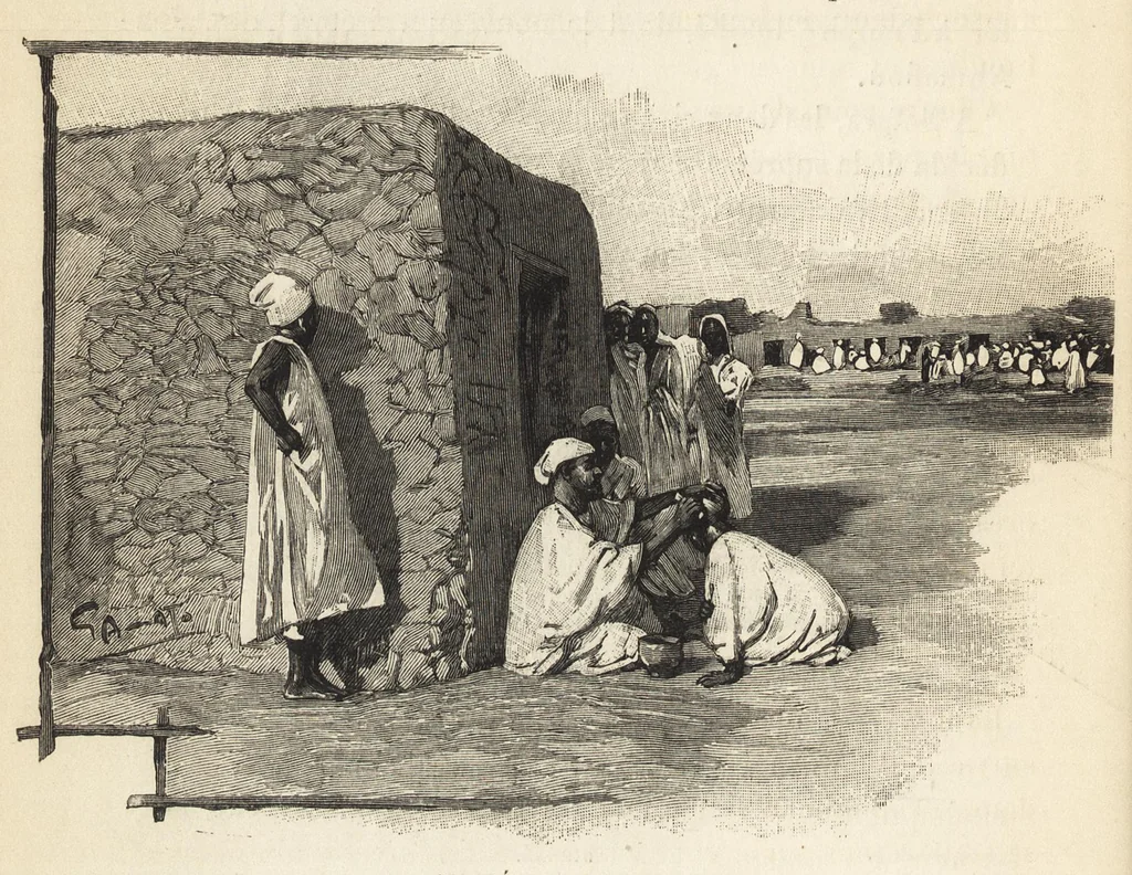 An illustration from Tombouctou la mystérieuse, 1897, leaf 171