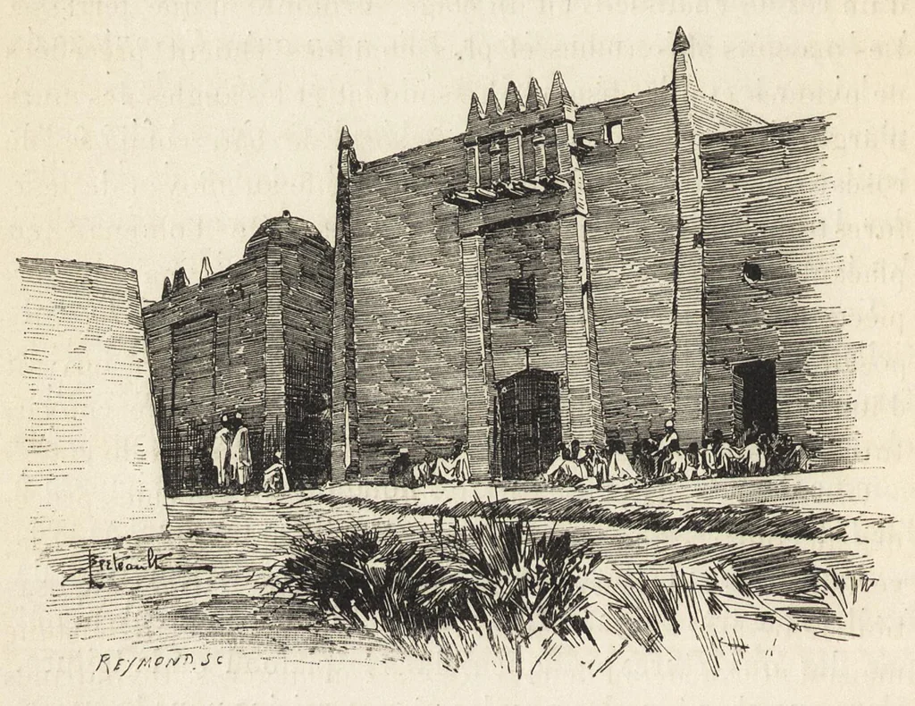 An illustration from Tombouctou la mystérieuse, 1897, leaf 185