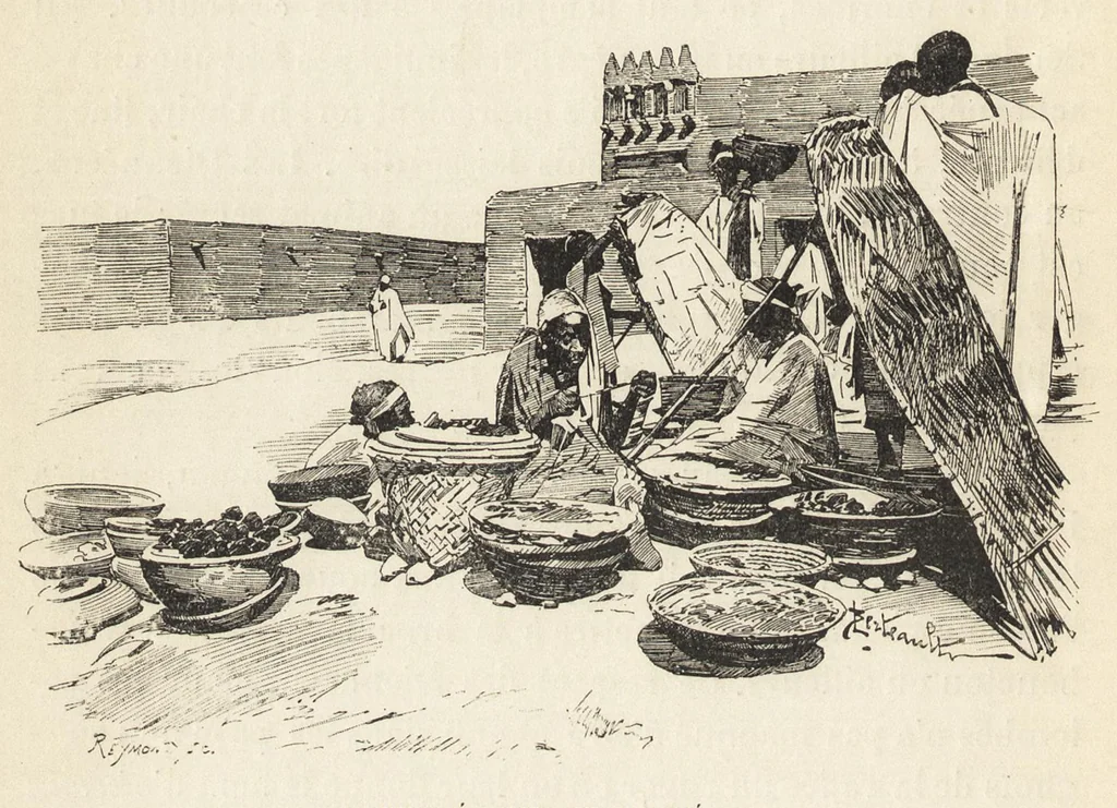 An illustration from Tombouctou la mystérieuse, 1897, leaf 221