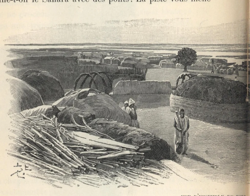 An illustration from Tombouctou la mystérieuse, 1897, leaf 245