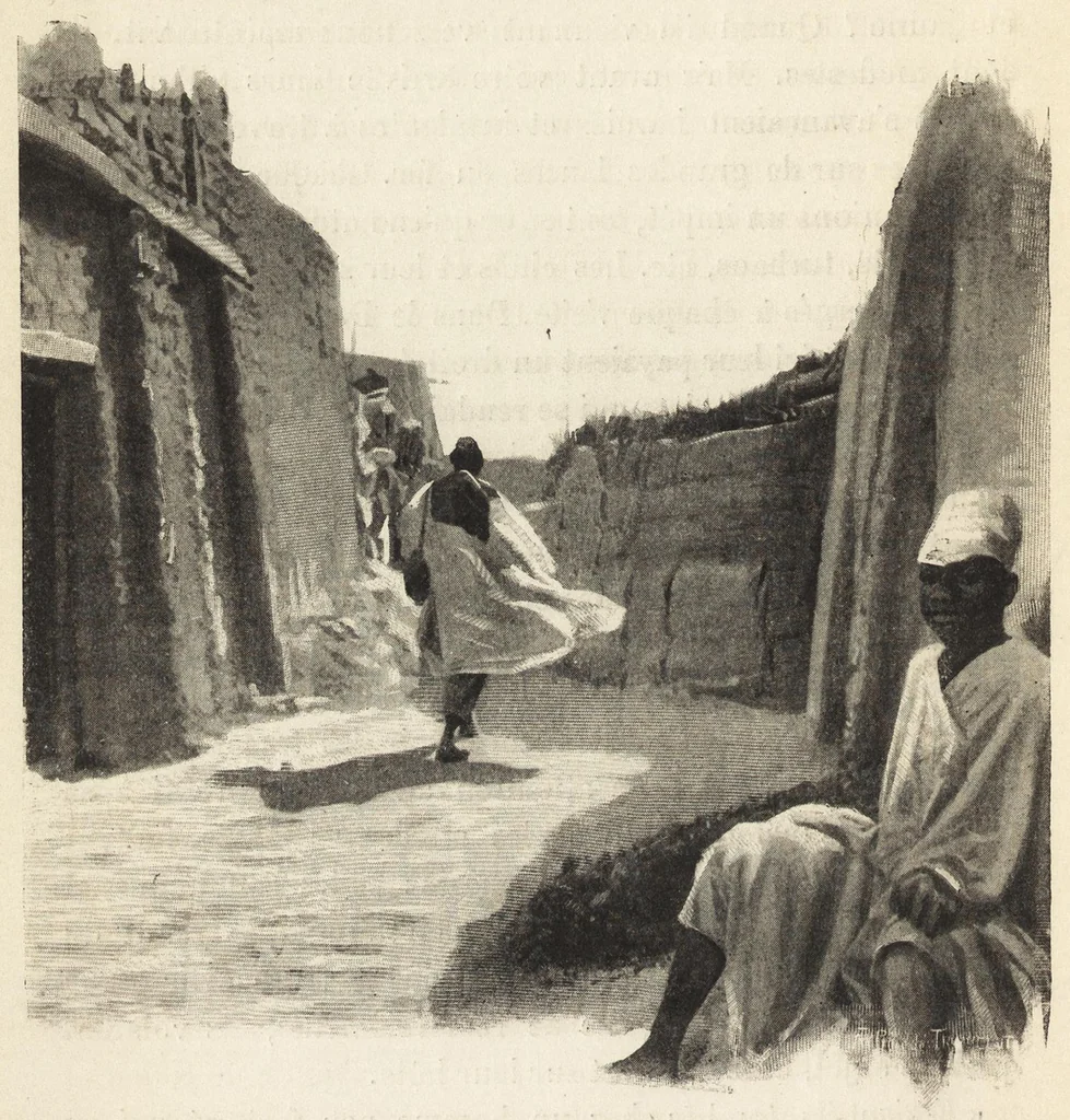 An illustration from Tombouctou la mystérieuse, 1897, leaf 287