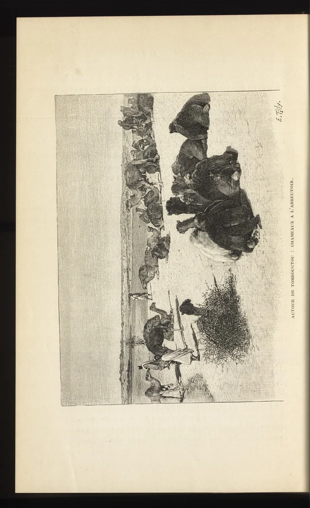 An illustration from Tombouctou la mystérieuse, 1897, leaf 305