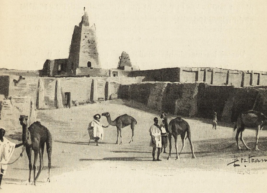 An illustration from Tombouctou la mystérieuse, 1897, leaf 354