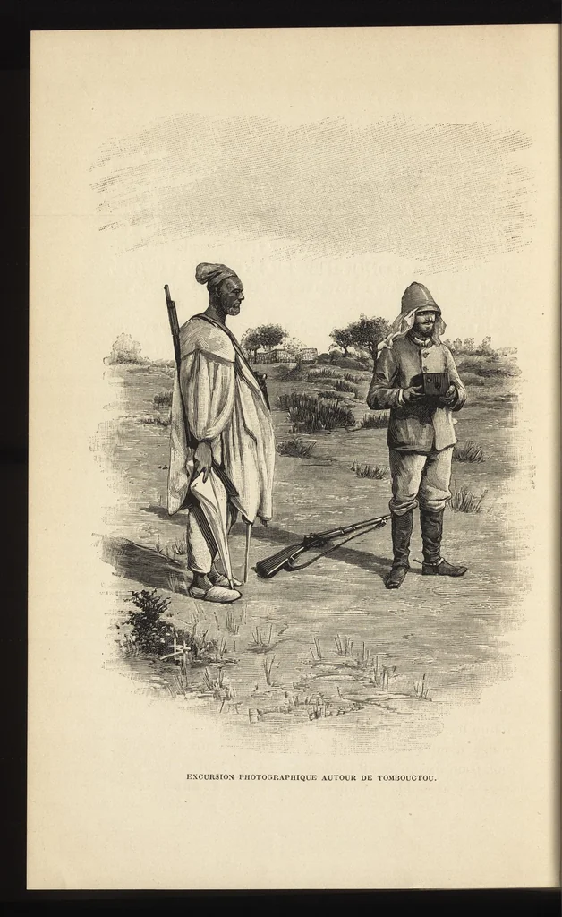 An illustration from Tombouctou la mystérieuse, 1897, leaf 409