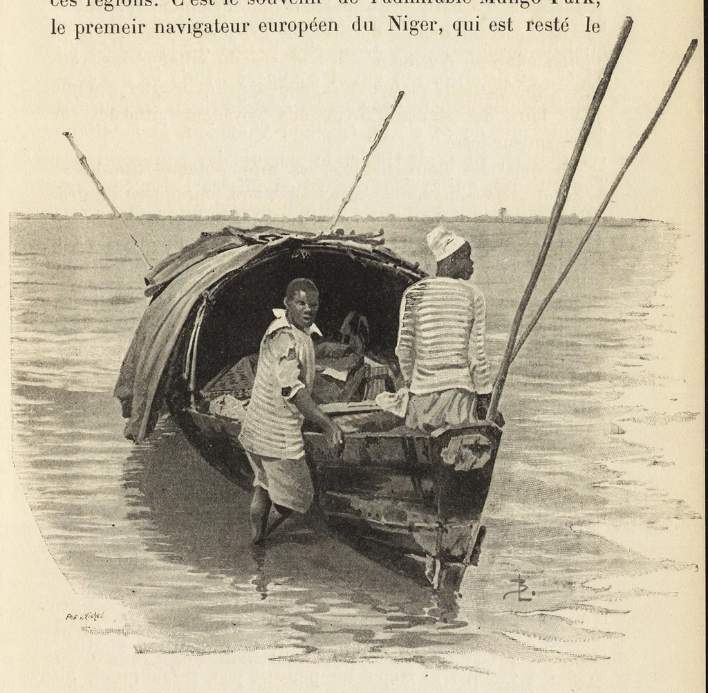 An illustration from Tombouctou la mystérieuse, 1897, leaf 58