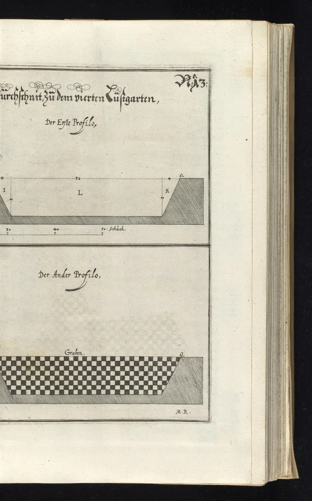 An illustration from Architectvra recreationis, das ist, Von allerhand nutzlich, vnd erfrewlichen Civilischen gebäwen : in vier vnterschidliche Hauptstuck eingetheilt ..., 1640, leaf 118