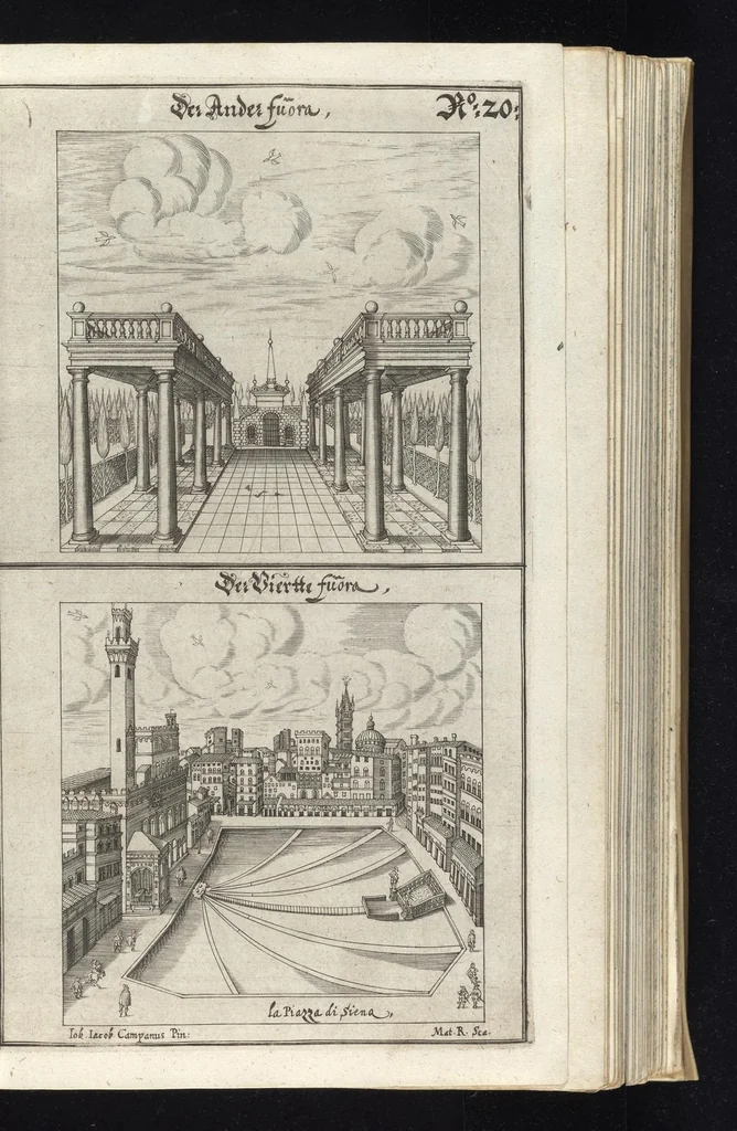 An illustration from Architectvra recreationis, das ist, Von allerhand nutzlich, vnd erfrewlichen Civilischen gebäwen : in vier vnterschidliche Hauptstuck eingetheilt ..., 1640, leaf 168