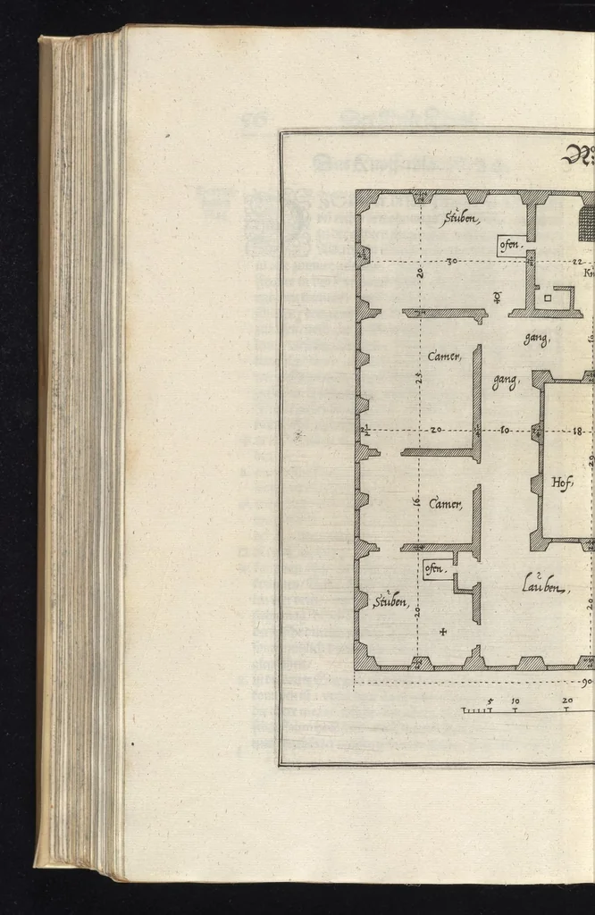 An illustration from Architectura civilis, das ist, Eigentlich Beschreibung wie Ma[nn] nach bester Form vnd gerechter Regul ..., 1628, leaf 175