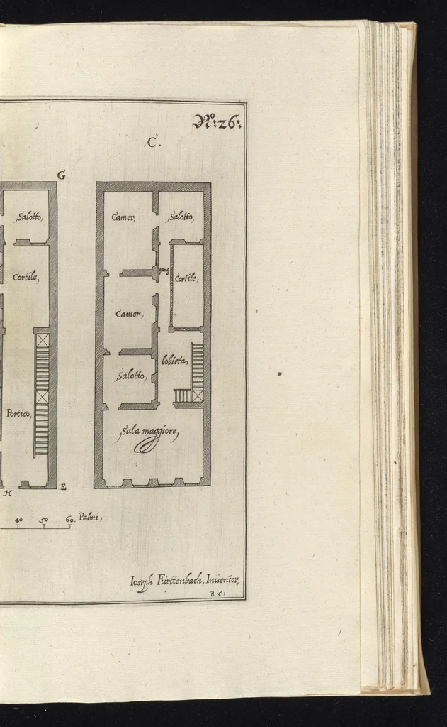 An illustration from Architectura civilis, das ist, Eigentlich Beschreibung wie Ma[nn] nach bester Form vnd gerechter Regul ..., 1628, leaf 188