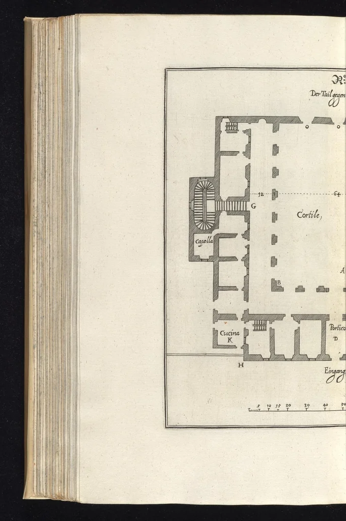 An illustration from Architectura civilis, das ist, Eigentlich Beschreibung wie Ma[nn] nach bester Form vnd gerechter Regul ..., 1628, leaf 33
