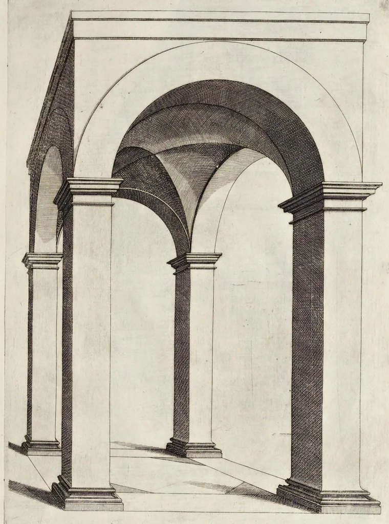 An illustration from La pratica di prospettiva, 1625, leaf 114