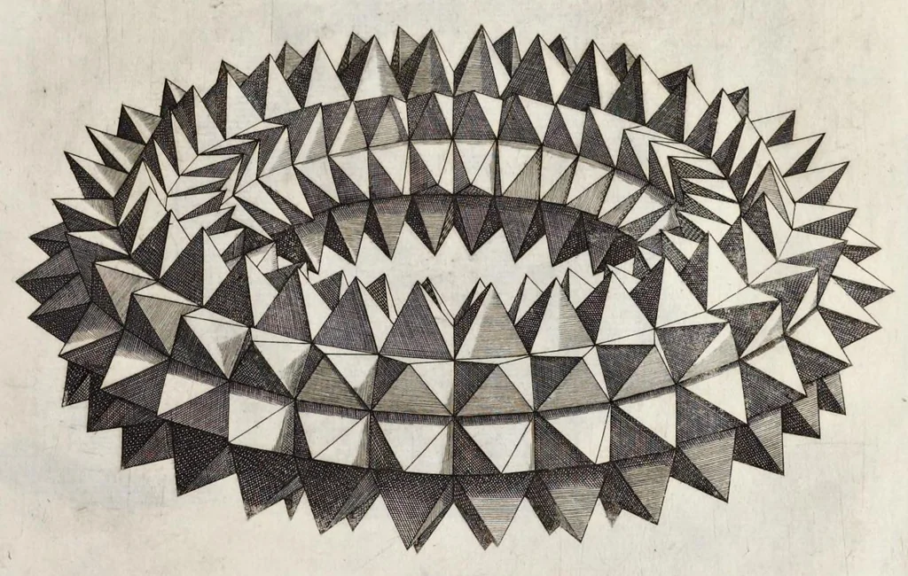 An illustration from La pratica di prospettiva, 1625, leaf 124