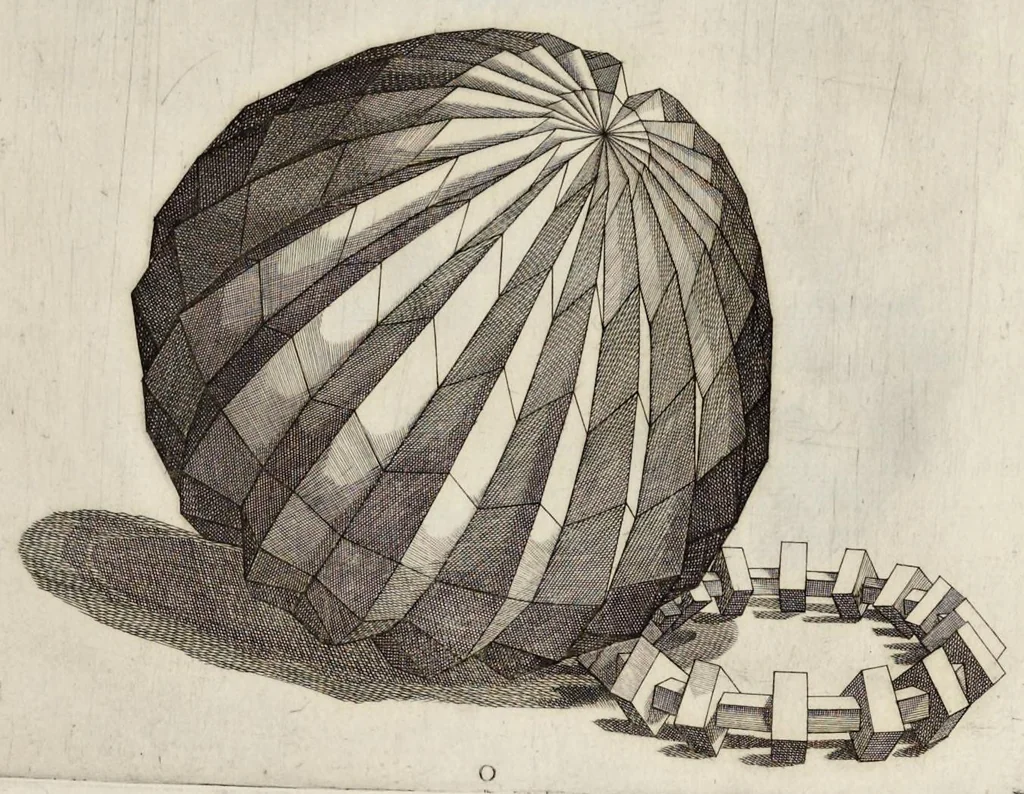 An illustration from La pratica di prospettiva, 1625, leaf 128