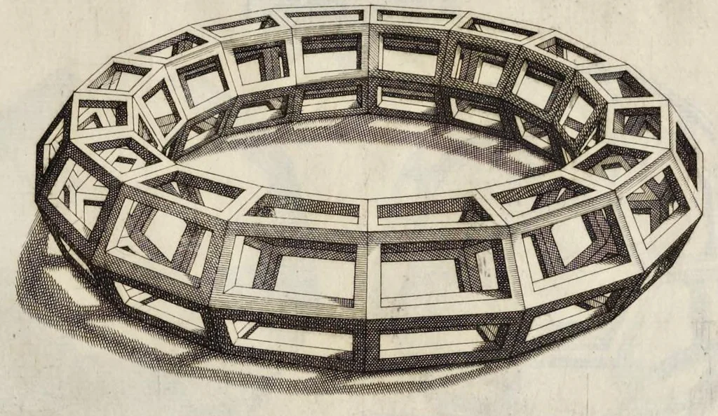 An illustration from La pratica di prospettiva, 1625, leaf 140
