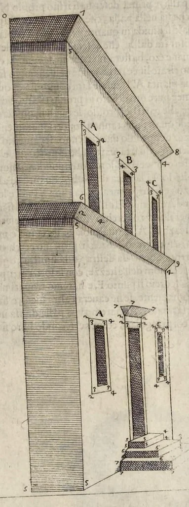 An illustration from La pratica di prospettiva, 1625, leaf 82
