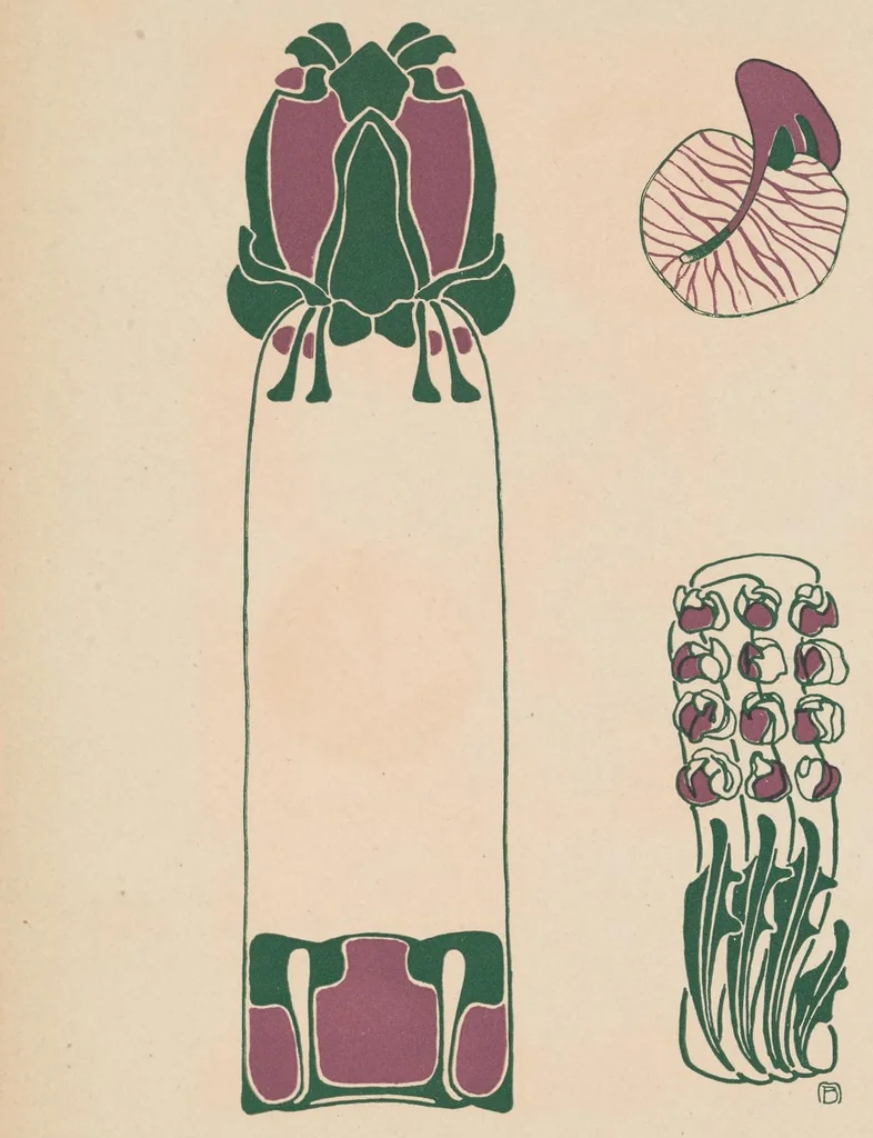 An illustration from Buchschmuck und Flächenmuster, 1902, leaf 38