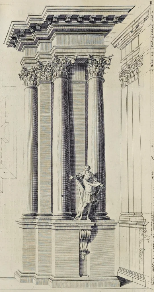 An illustration from Perspectiva pictorum et architectorum, 1693, leaf 117