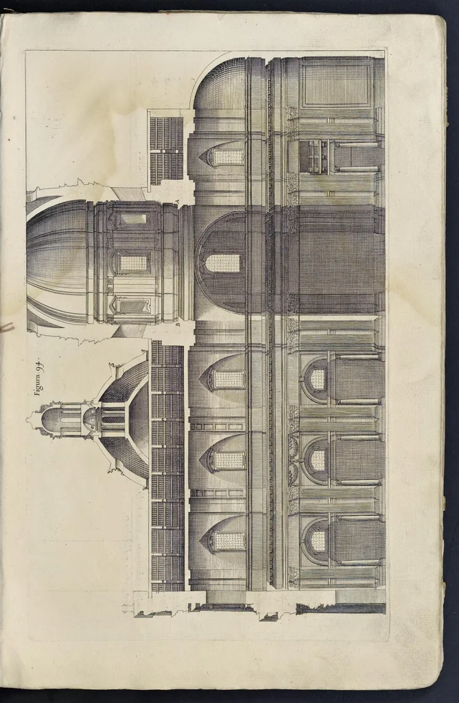 An illustration from Perspectiva pictorum et architectorum, 1693, leaf 206