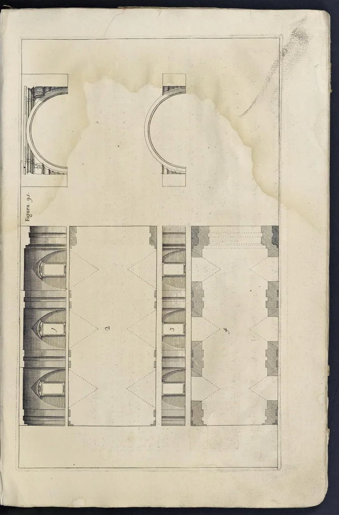 An illustration from Perspectiva pictorum et architectorum, 1693, leaf 208