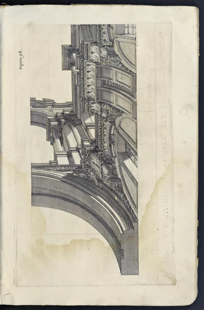An illustration from Perspectiva pictorum et architectorum, 1693, leaf 214