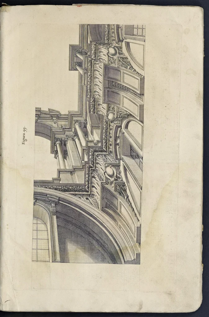 An illustration from Perspectiva pictorum et architectorum, 1693, leaf 216