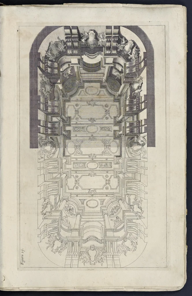 An illustration from Perspectiva pictorum et architectorum, 1693, leaf 224