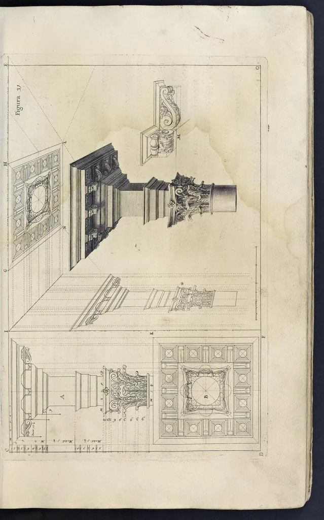 An illustration from Perspectiva pictorum et architectorum, 1693, leaf 78