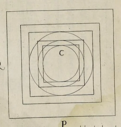 An illustration from Perspectiva pictorum et architectorum, 1693, leaf 87