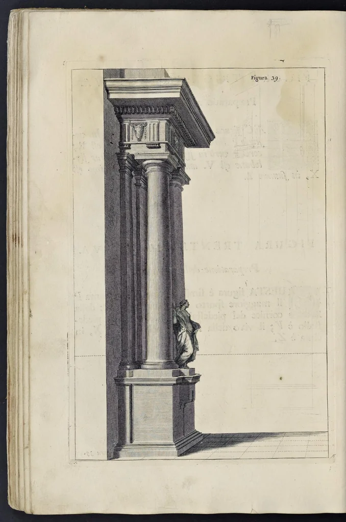 An illustration from Perspectiva pictorum et architectorum, 1693, leaf 93