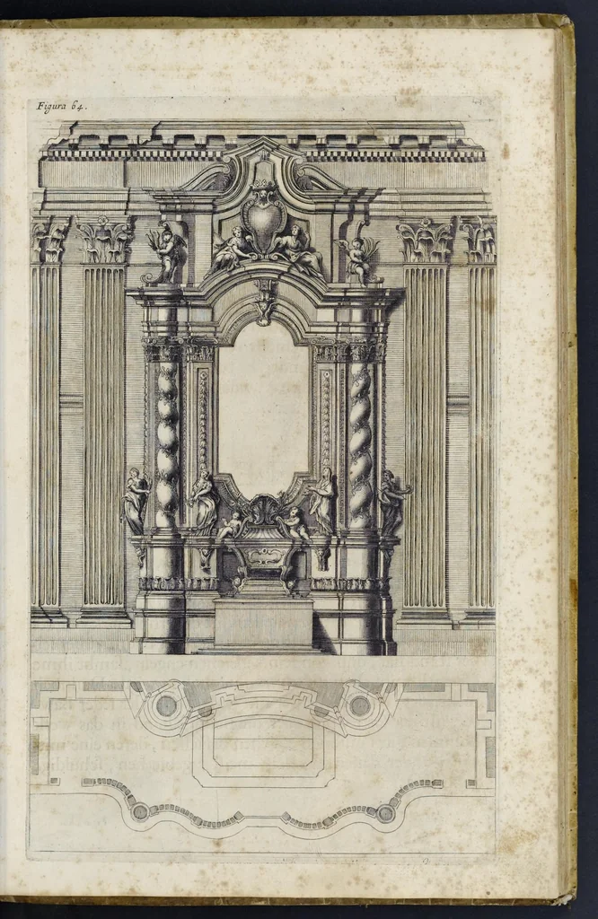 An illustration from Perspectiva pictorum et architectorum, 1693, leaf 152