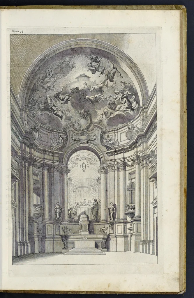 An illustration from Perspectiva pictorum et architectorum, 1693, leaf 170