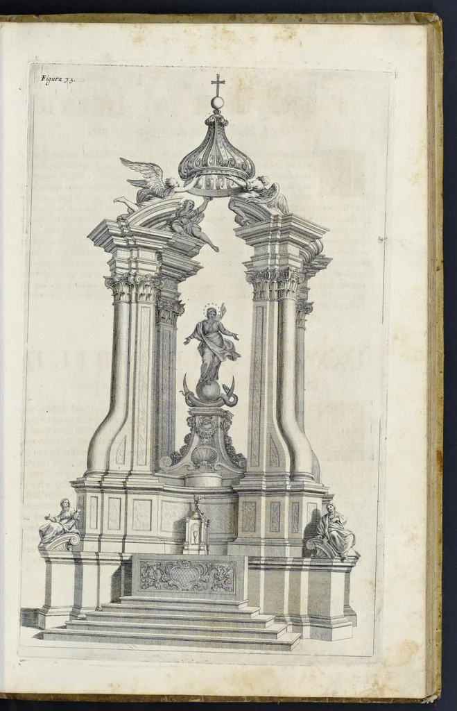 An illustration from Perspectiva pictorum et architectorum, 1693, leaf 174